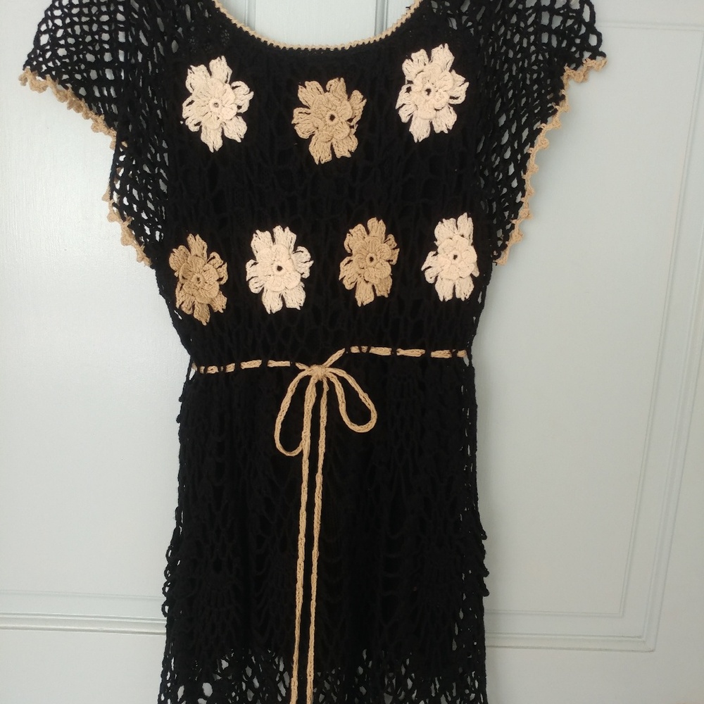 Crocheted Flower Tunic